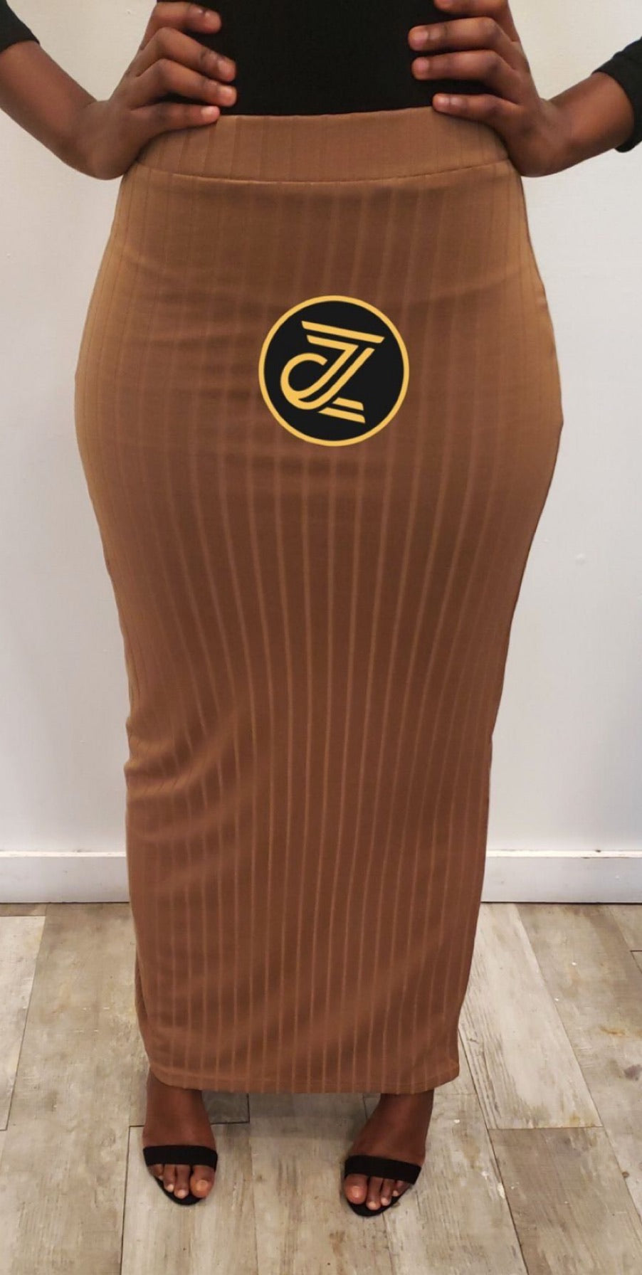 Wide Pinstripe Skirt - ZIZI Boutique