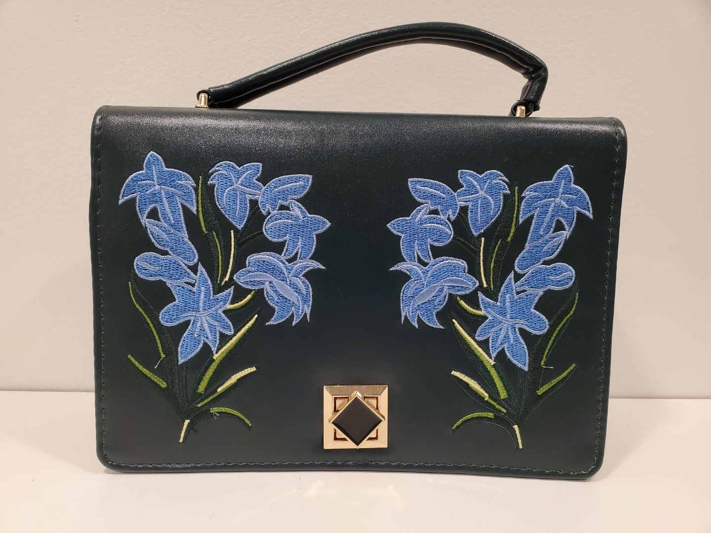 Iris Flower Print Bag - ZIZI Boutique