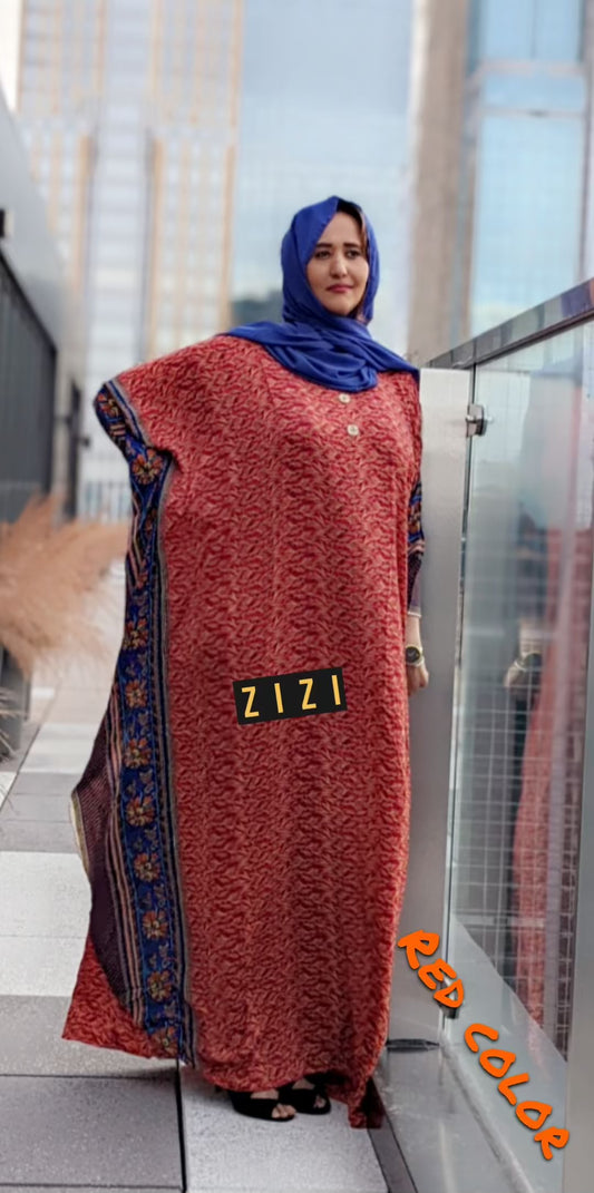 Hayra Print Butterfly Dress - Buttons - ZIZI Boutique