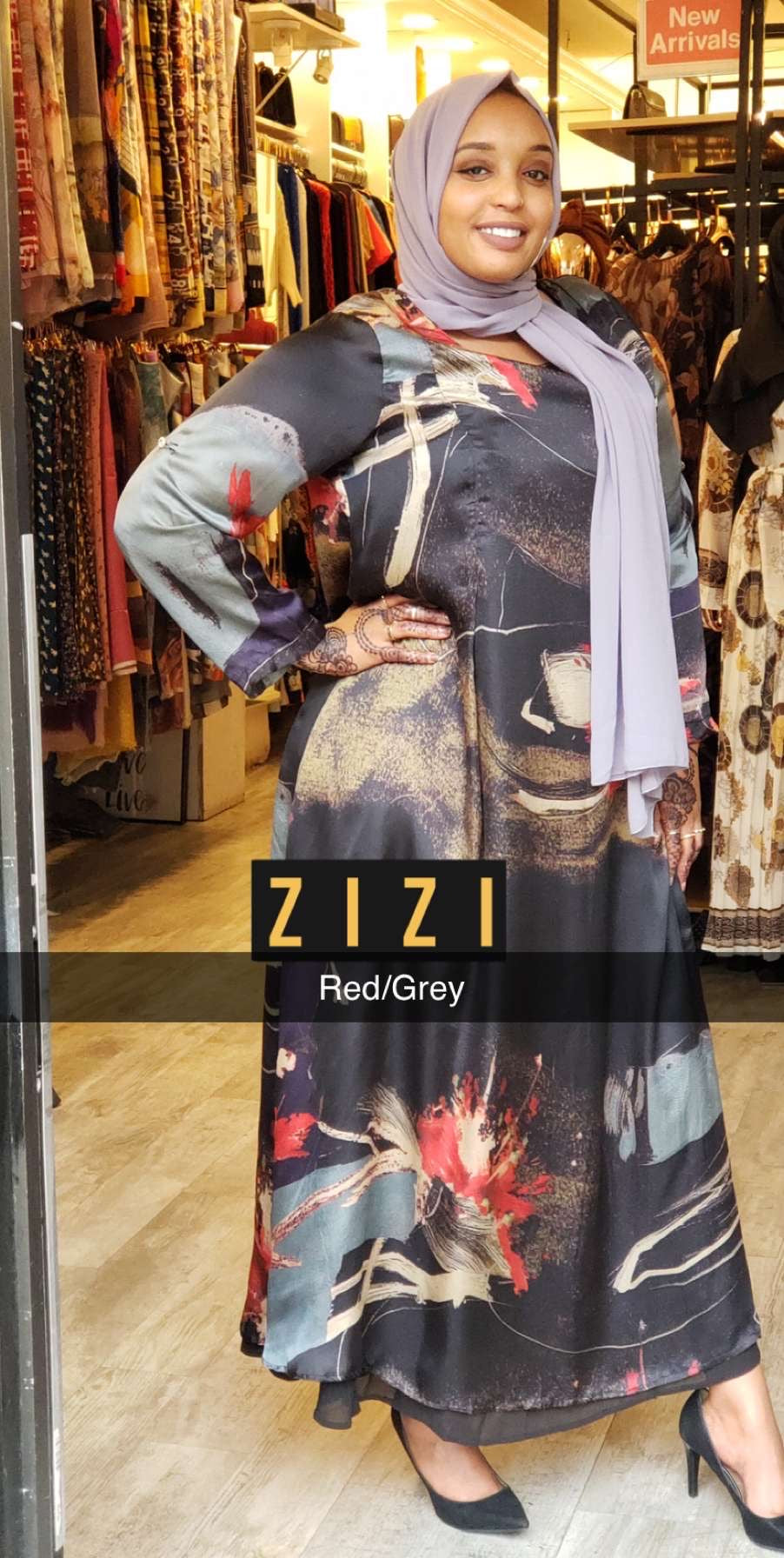 Silk Paint Print Dress - ZIZI Boutique