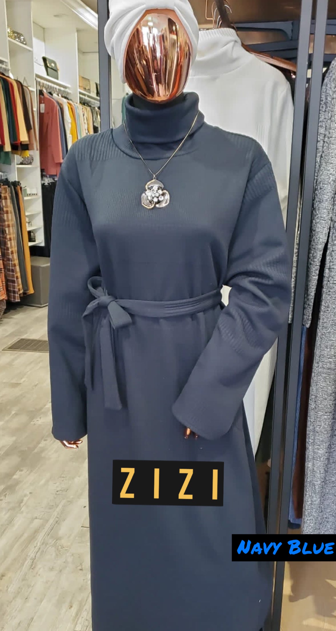 Sofia Turtleneck Dress - ZIZI Boutique
