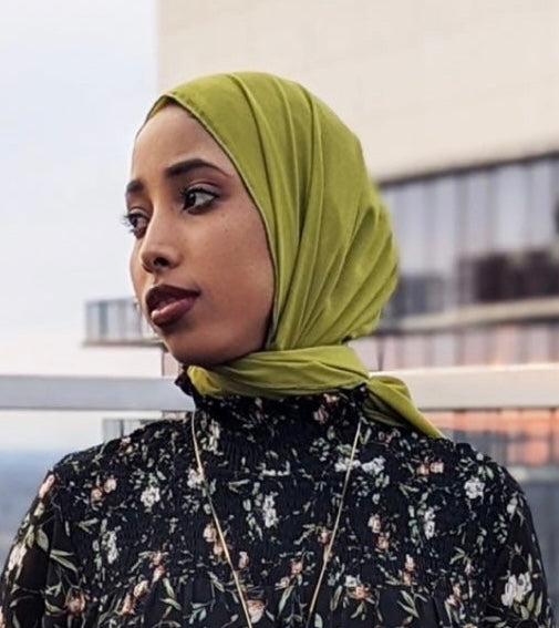 Classic Chiffon Hijab - Apple Green - ZIZI Boutique