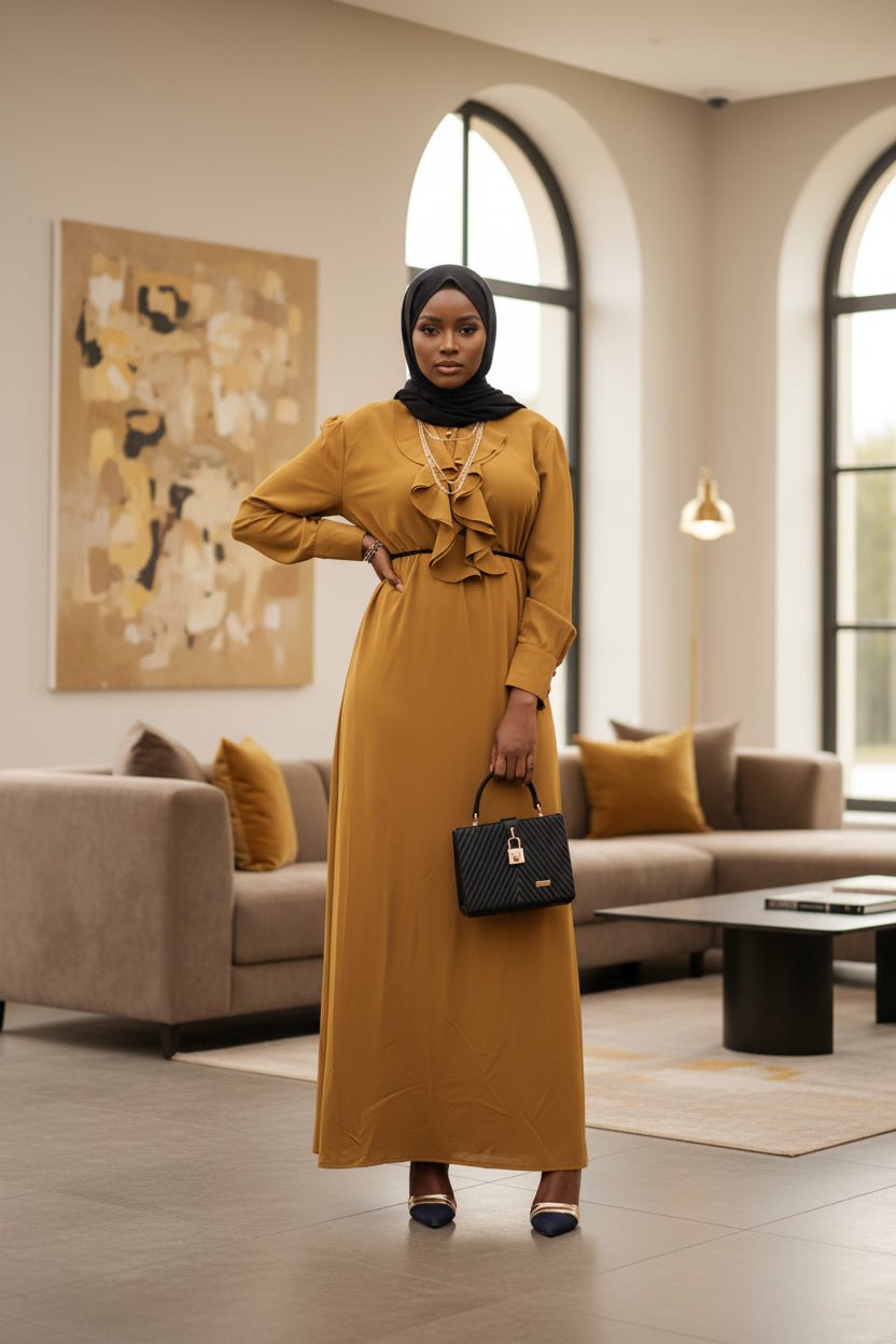 Intizar Ruffle Maxi Dress - ZIZI Boutique