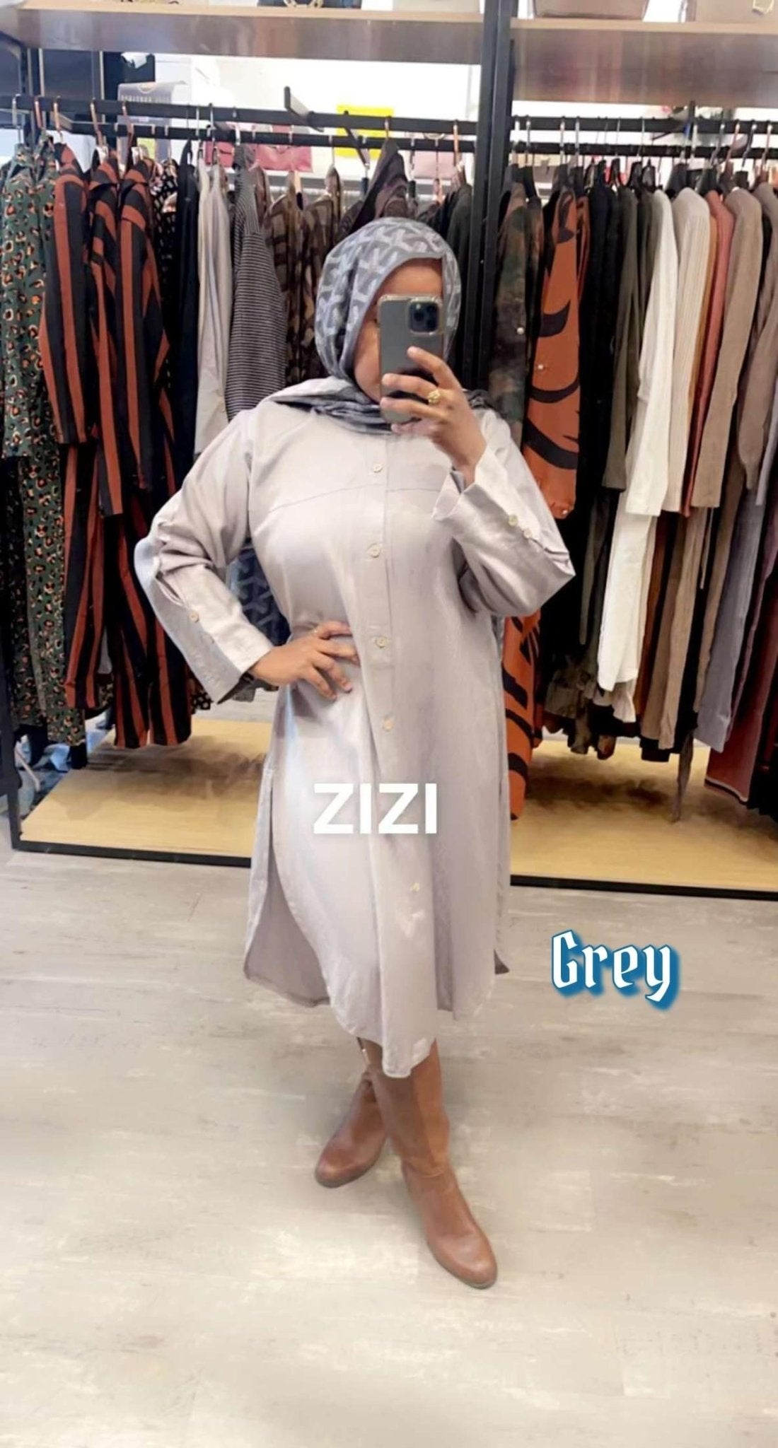 Linen Maxi Dress Shirt - ZIZI Boutique