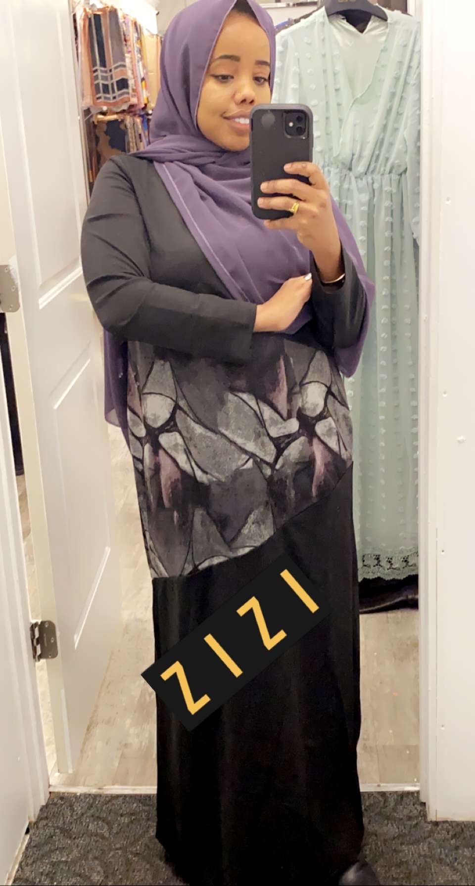 Mid-Print Modest Maxi Dress - ZIZI Boutique