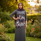 Mid-Print Modest Maxi Dress - ZIZI Boutique
