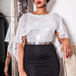 Mini Cape Elegant Dress - ZIZI Boutique