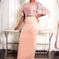 Mini Cape Elegant Dress - ZIZI Boutique