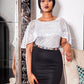 Mini Cape Elegant Dress - ZIZI Boutique