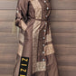 Satin Silk Maxi Print Dress Shirt - ZIZI Boutique