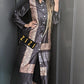 Satin Silk Maxi Print Dress Shirt - ZIZI Boutique