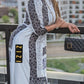 Satin Silk Maxi Print Dress Shirt - ZIZI Boutique
