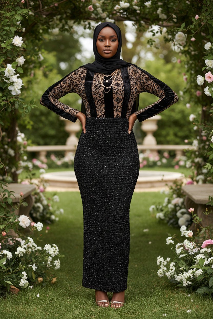 Sequin Evening Women's Maxi Skirt - ZIZI Boutique