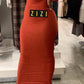 Shimmery Bodycon Zipper Maxi Dress - ZIZI Boutique