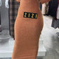 Shimmery Bodycon Zipper Maxi Dress - ZIZI Boutique