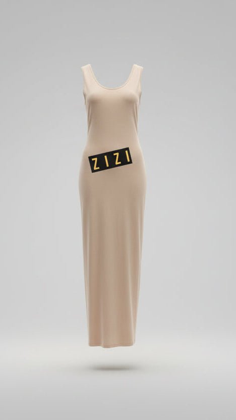 Sleeveless Bodycon Cotton Jersey Maxi Under Dress - ZIZI Boutique