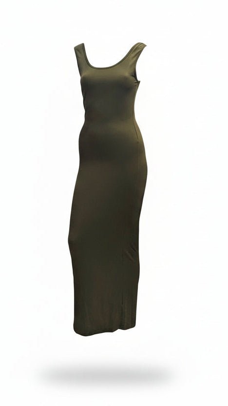 Sleeveless Bodycon Cotton Jersey Maxi Under Dress - ZIZI Boutique