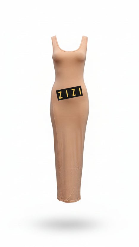 Sleeveless Bodycon Cotton Jersey Maxi Under Dress - ZIZI Boutique