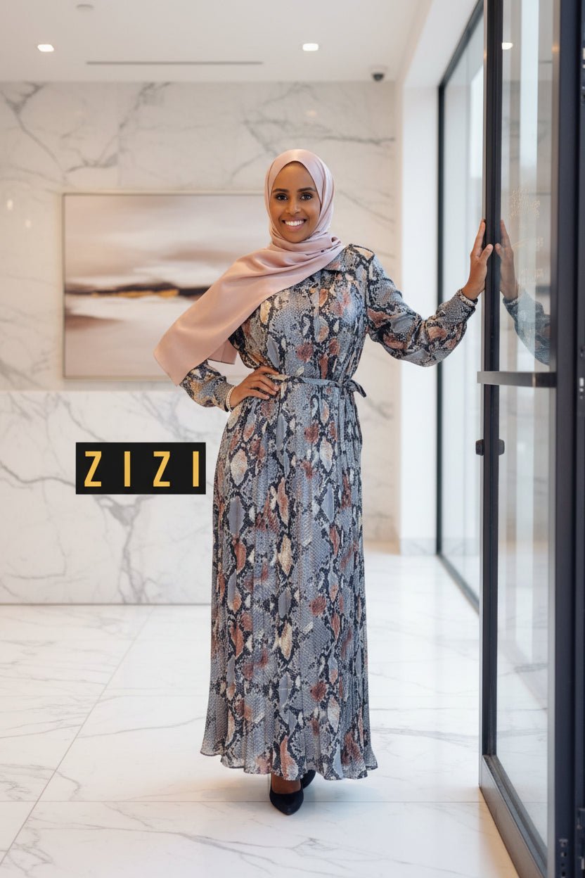 Snake Print Maxi Dress - ZIZI Boutique