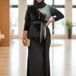 Two Tone Colorblock Velvet Evening Dress - ZIZI Boutique
