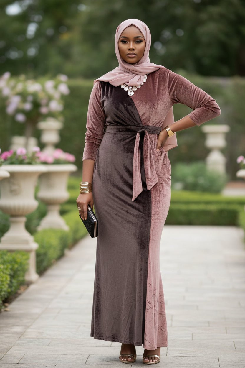 two-tone-colorblock-velvet-