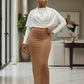 Wide Pinstripe Women's Maxi Skirt - ZIZI Boutique