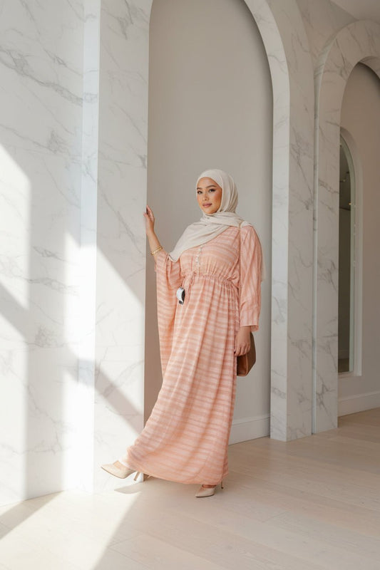 Yani Stripe Butterfly Maxi Dress - ZIZI Boutique