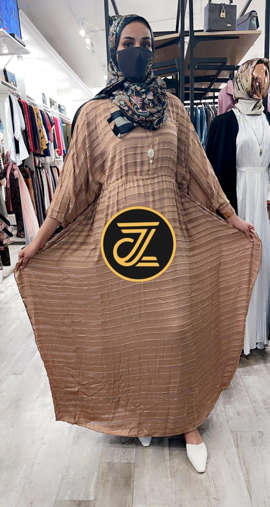 Yani Stripe Butterfly Maxi Dress - ZIZI Boutique