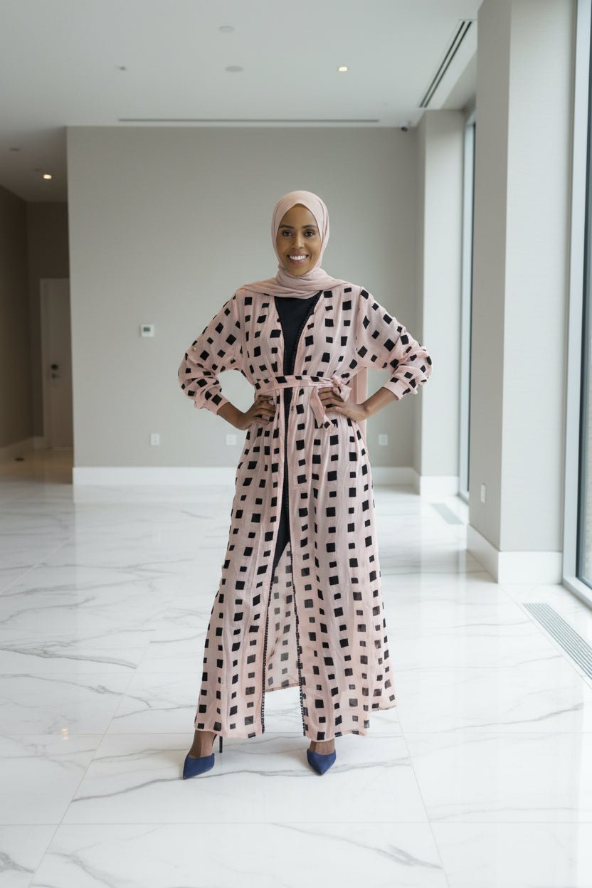 Zaynaba Box Print Cardigan - FINAL SALE - ZIZI Boutique