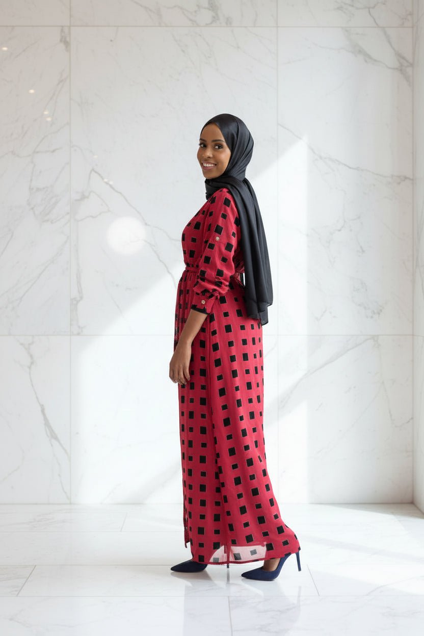 Zaynaba Box Print Cardigan - FINAL SALE - ZIZI Boutique