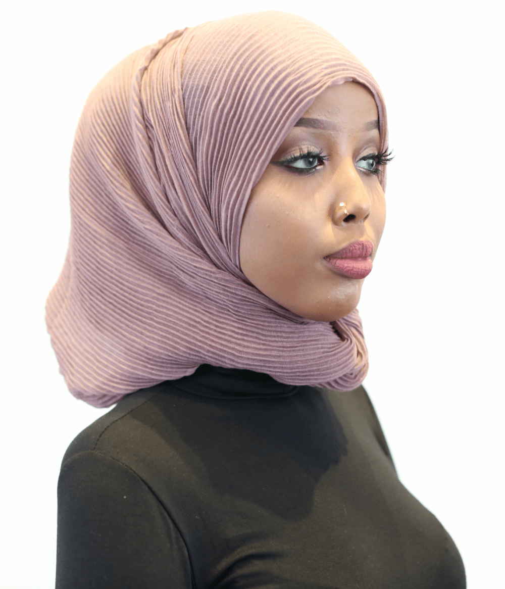 ZZ Crinkle Hijab — Taupe - ZIZI Boutique