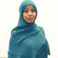 ZZ Crinkle Hijab — Teal - ZIZI Boutique