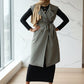 ZZ Sleeveless Trench Coat - ZIZI Boutique