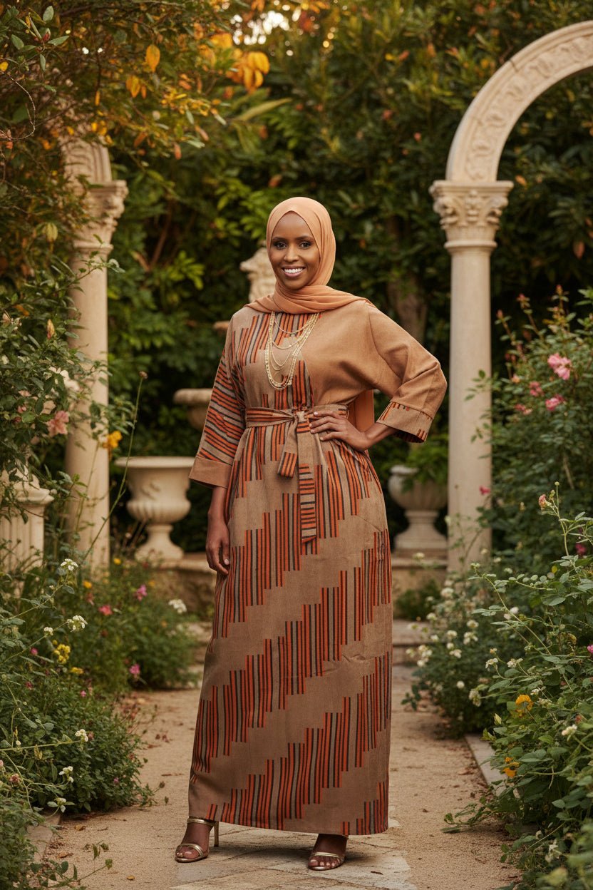 ZZ Stripe Winter Maxi Dress — Final Sale - ZIZI Boutique